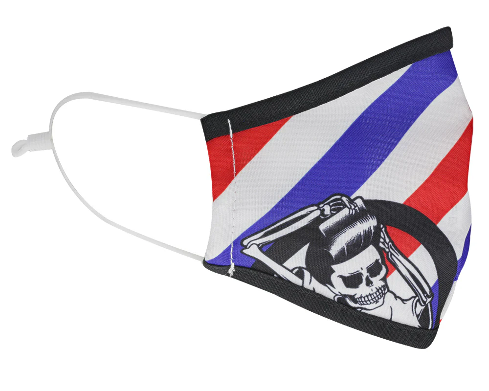 Barber Pole Face Mask - Image 2