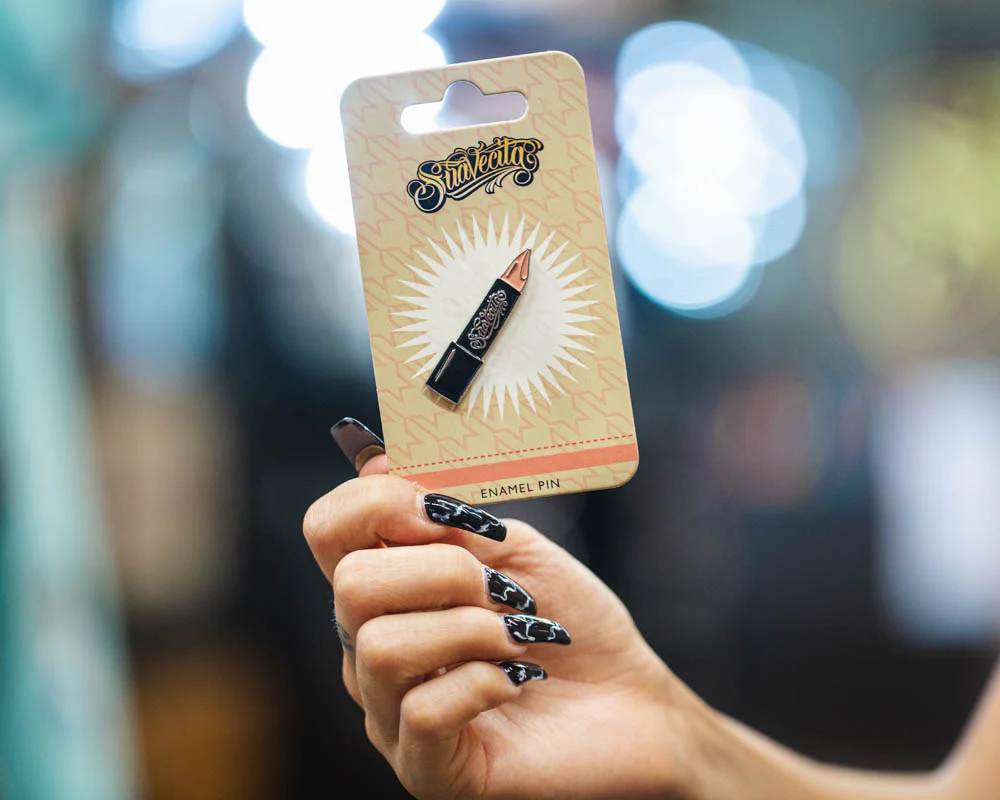 Cita Lipstick Enamel Pin - Image 2