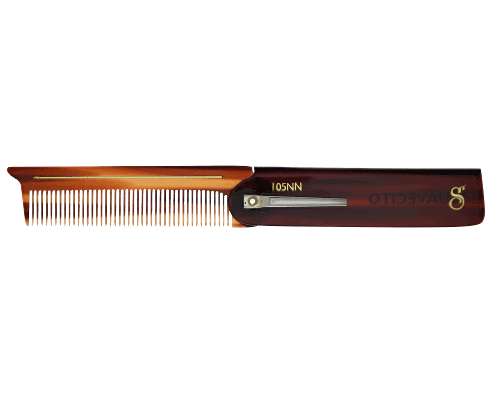 Deluxe Amber Folding Comb - Image 2