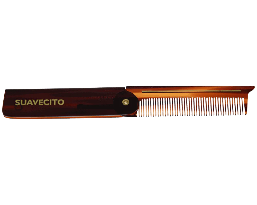 Deluxe Amber Folding Comb - Image 3