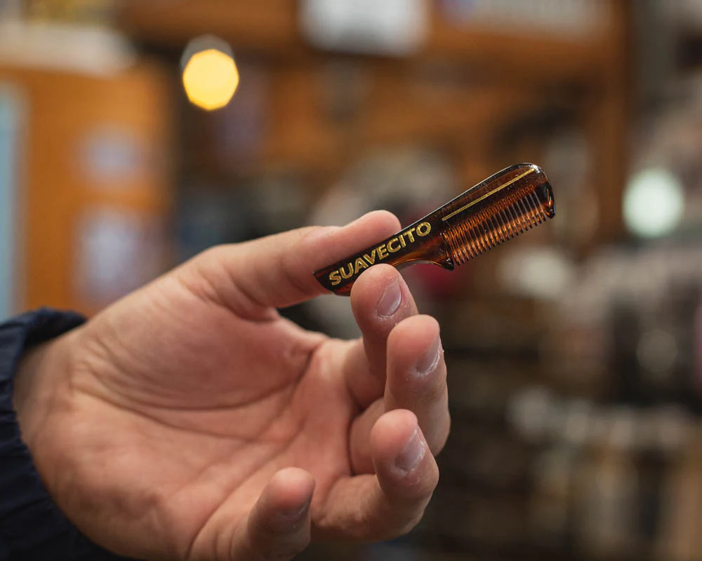 Deluxe Amber Mustache Comb - Image 3