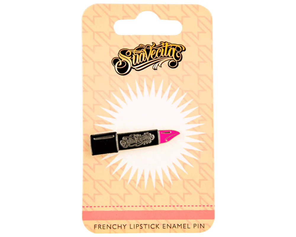 Frenchy Lipstick Enamel Pin
