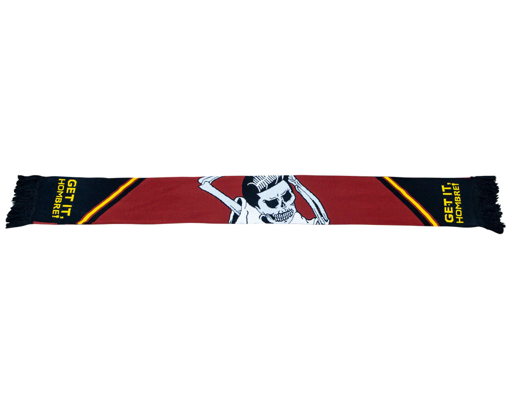 Get It Hombre Knit Scarf - Red