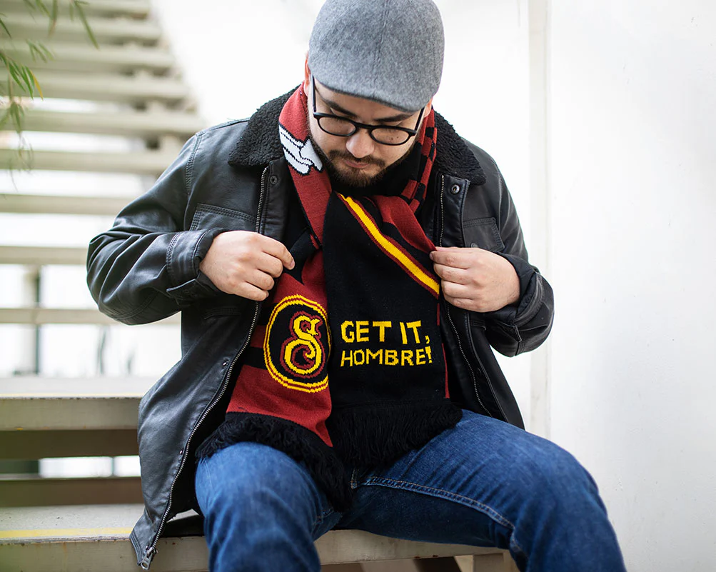 Get It Hombre Knit Scarf - Red - Image 3