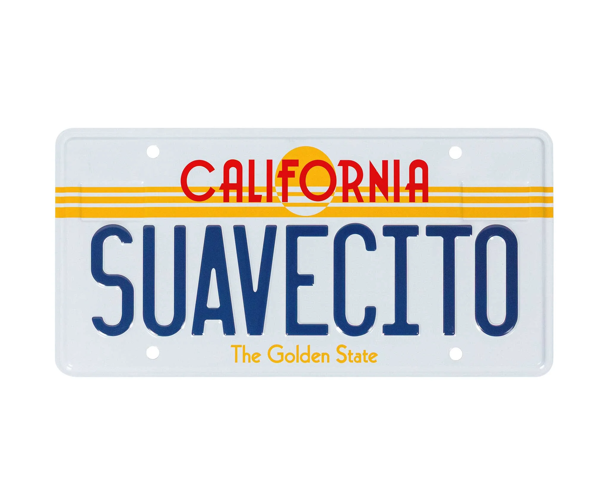 Golden State License Plate