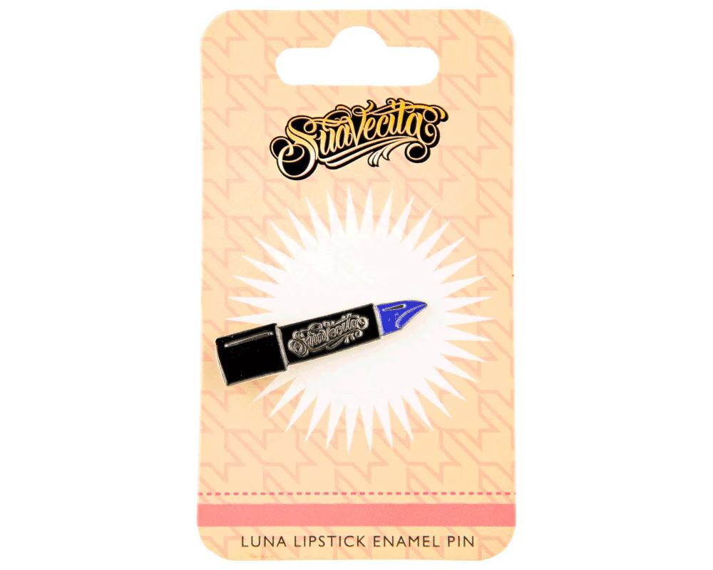 Luna Lipstick Enamel Pin