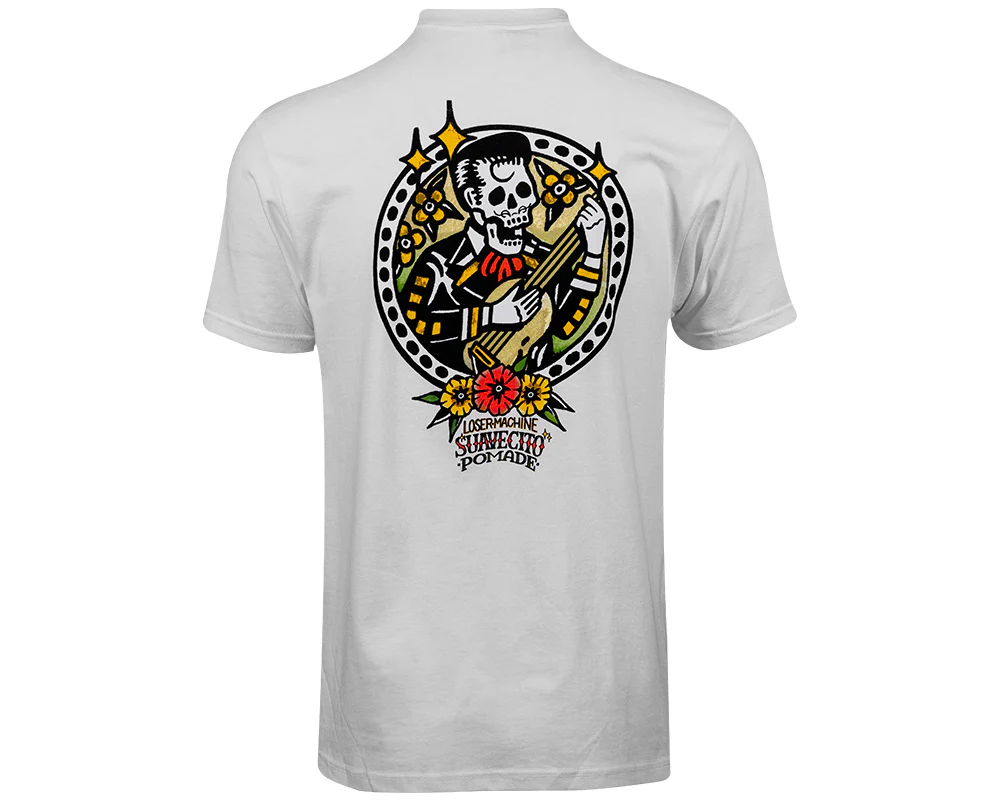 Mariachi Calavera Tee - White