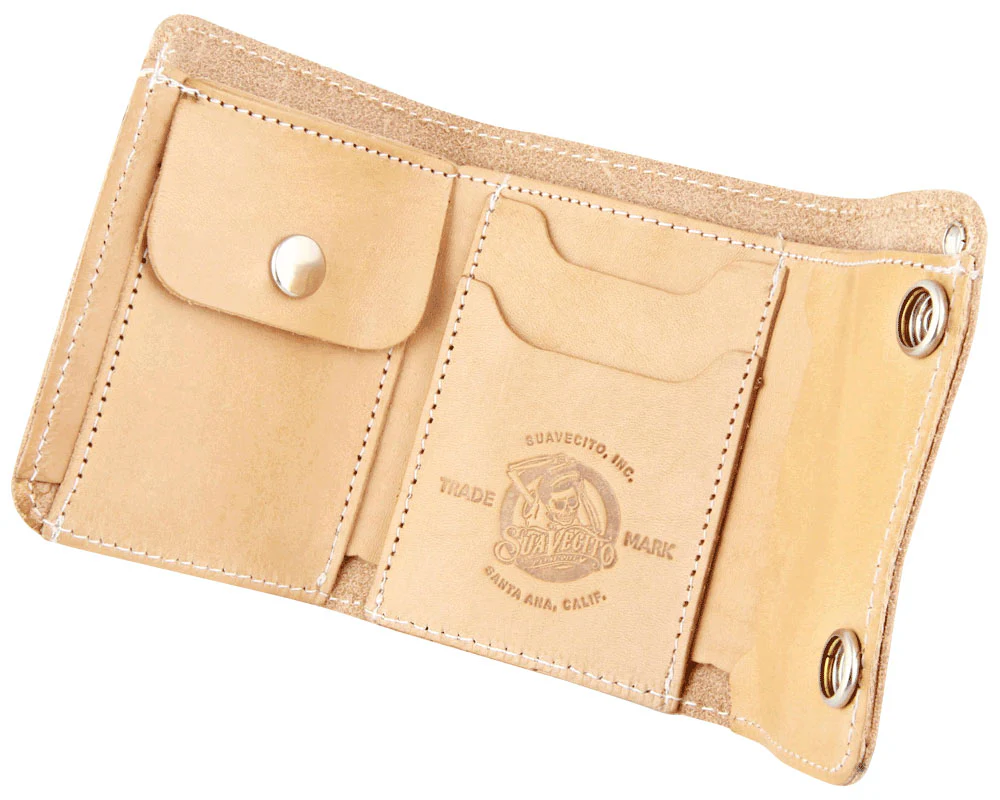 Men's Tri-Fold Chain Wallet - Natural - Image 4