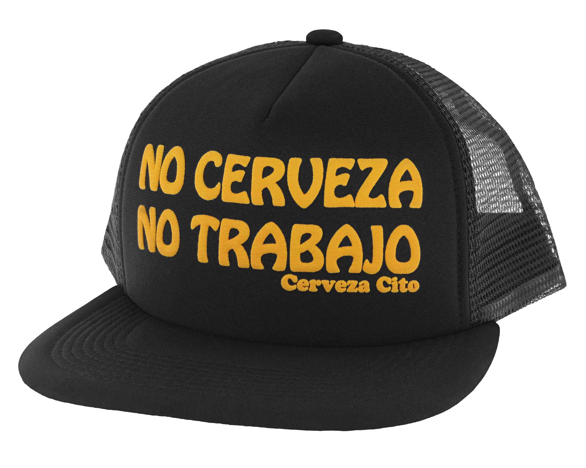 No Cerveza Puff Print Hat