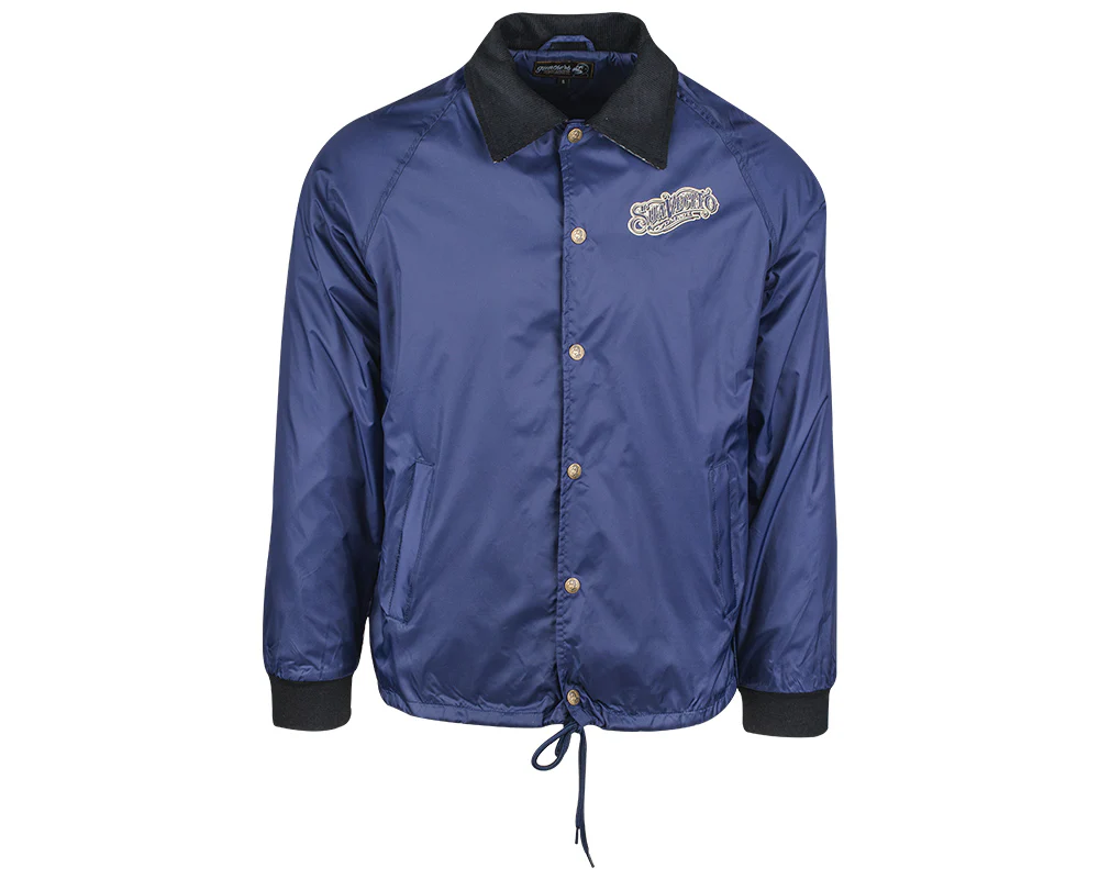 OG Flannel Lined Windbreaker - Navy - Image 2