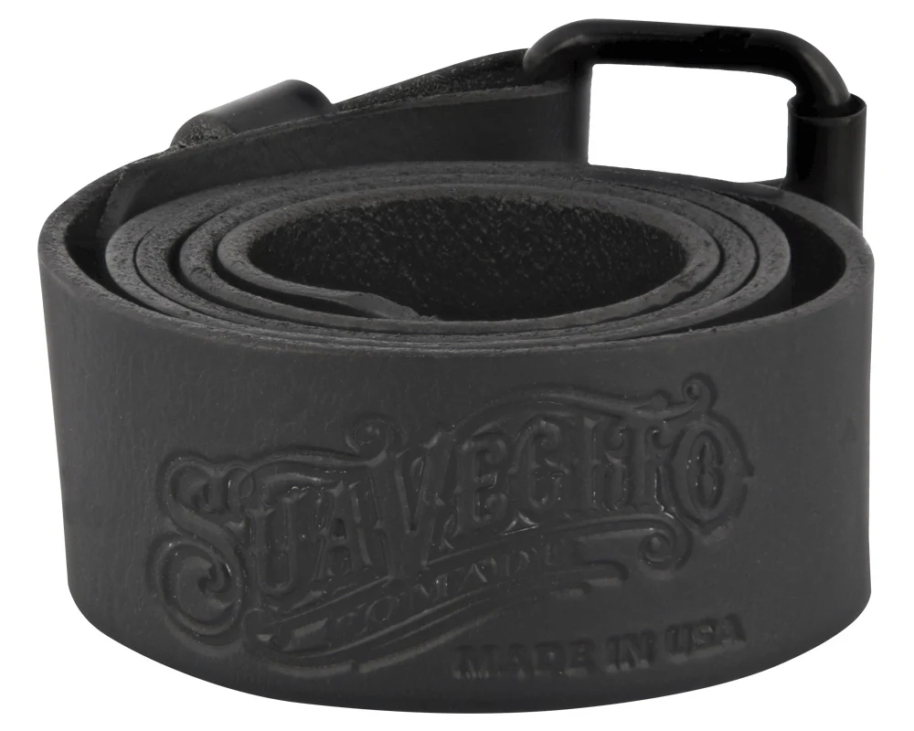 OG Script Leather Belt - Black - Image 3