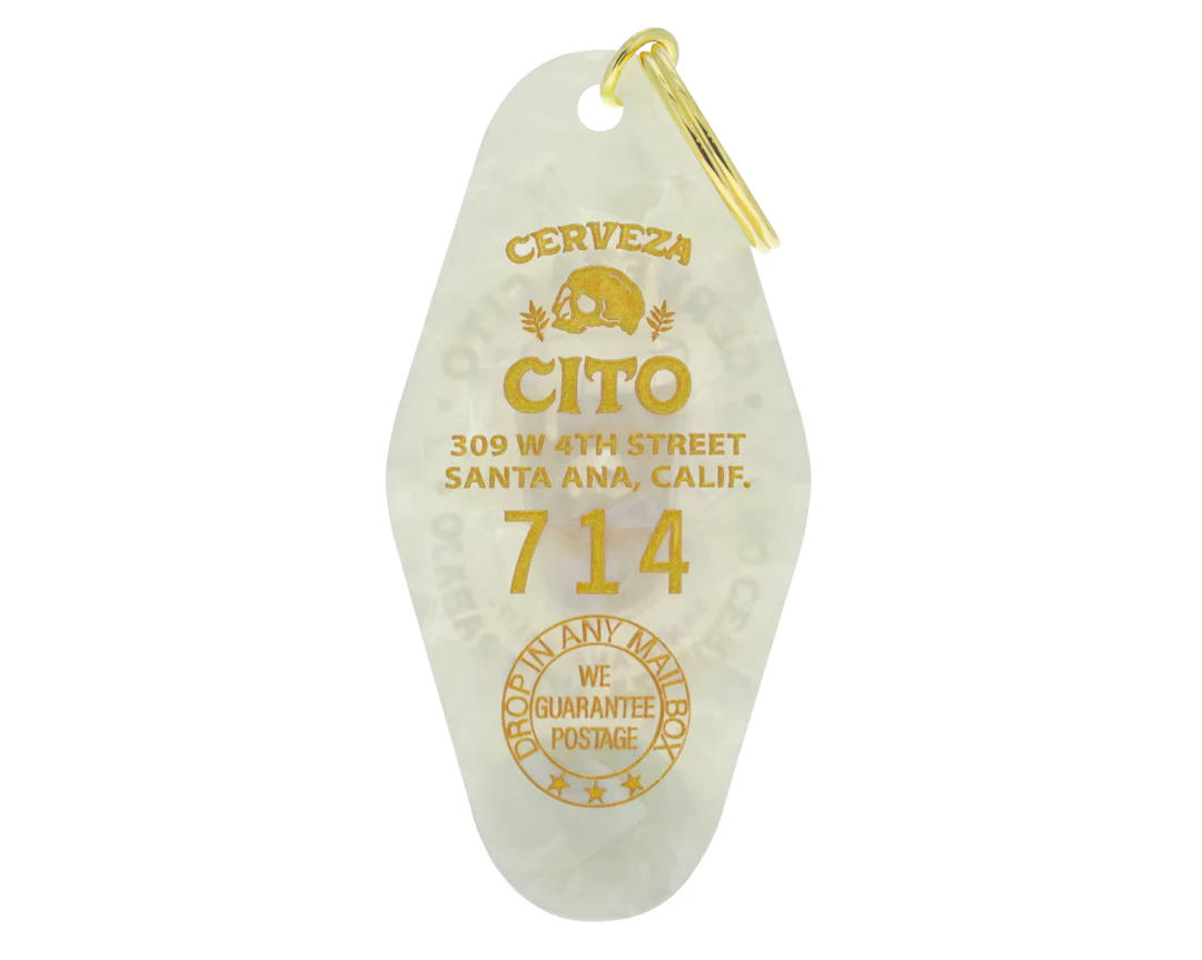 Pint Glass Hotel Key Tag - White - Image 2