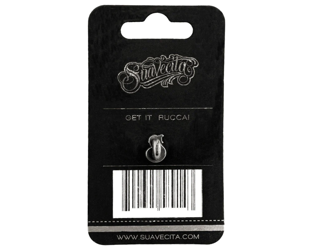 Round Suavecita Esse Enamel Pin - Silver - Image 2