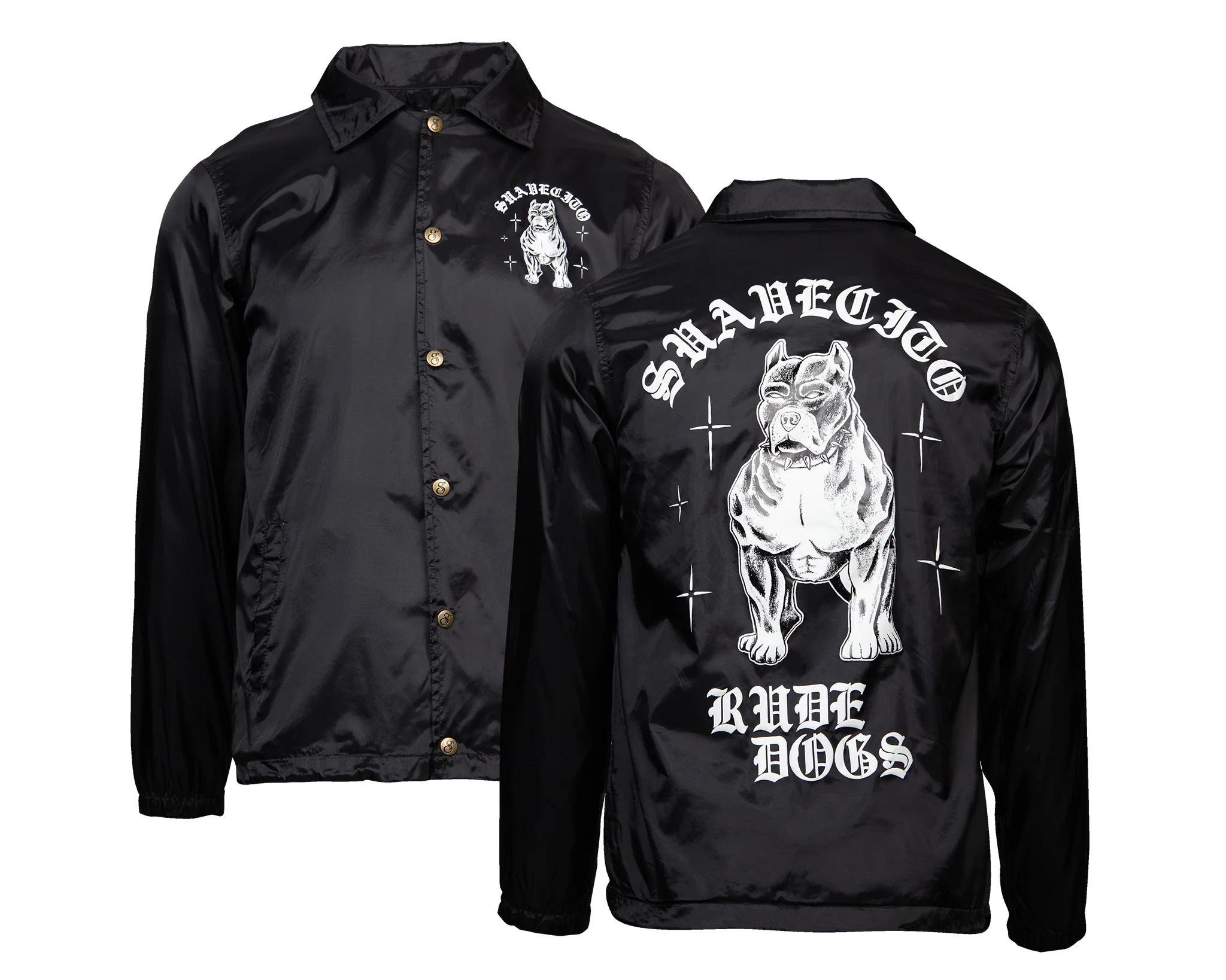 Rude Dogs Windbreaker - Black - Image 3