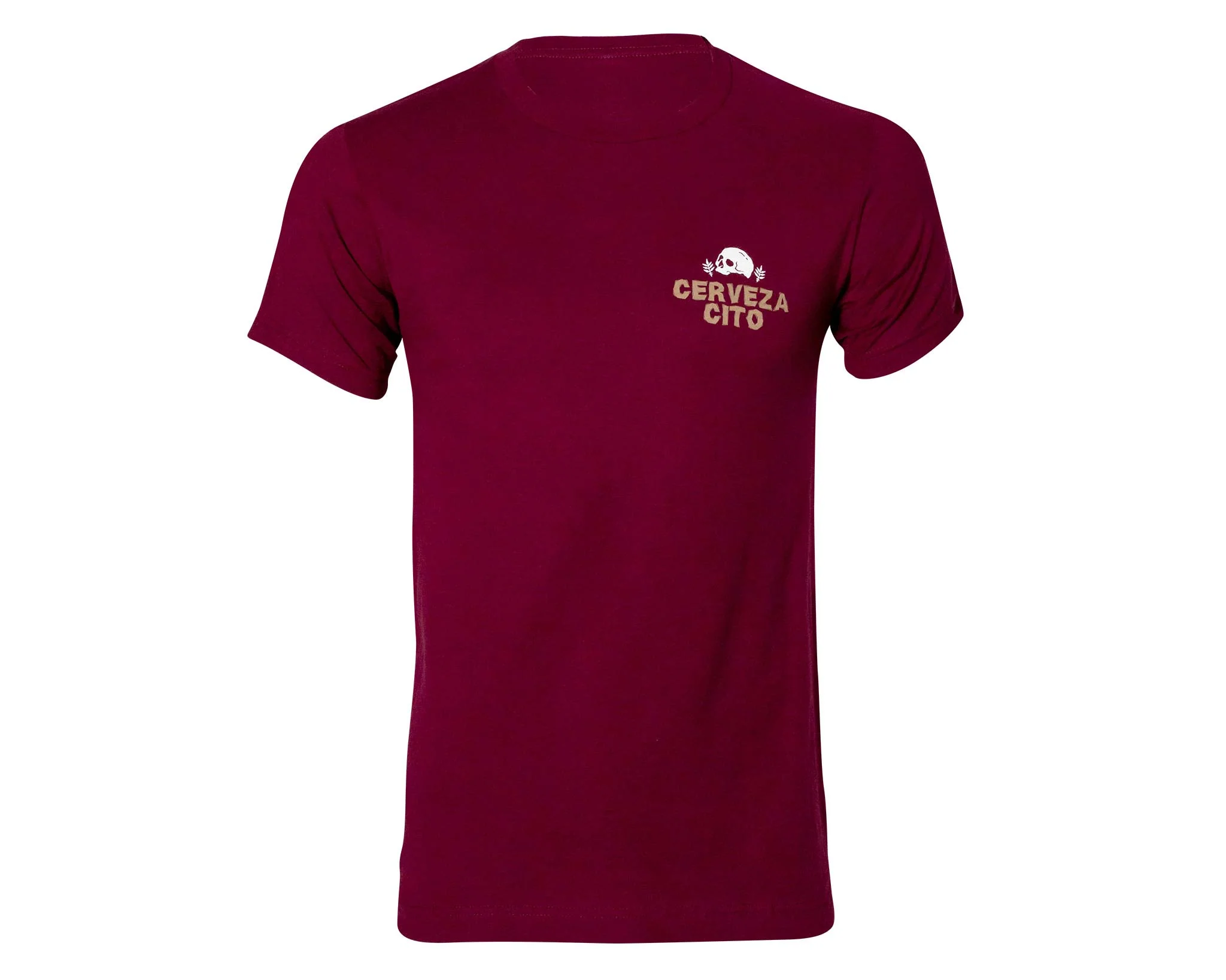 Shaky Dog Tee - Burgundy - Image 2