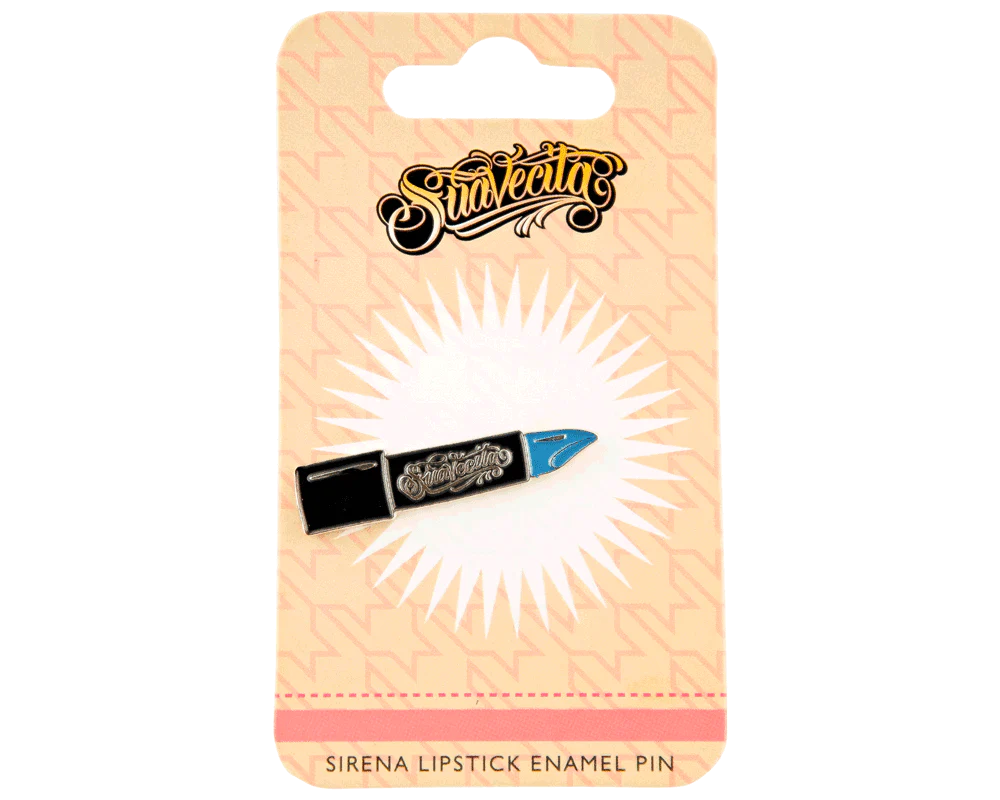 Sirena Lipstick Enamel Pin