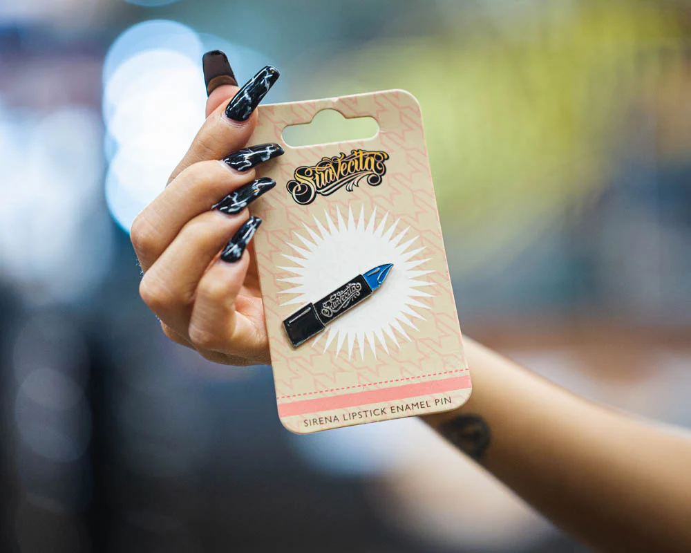 Sirena Lipstick Enamel Pin - Image 3