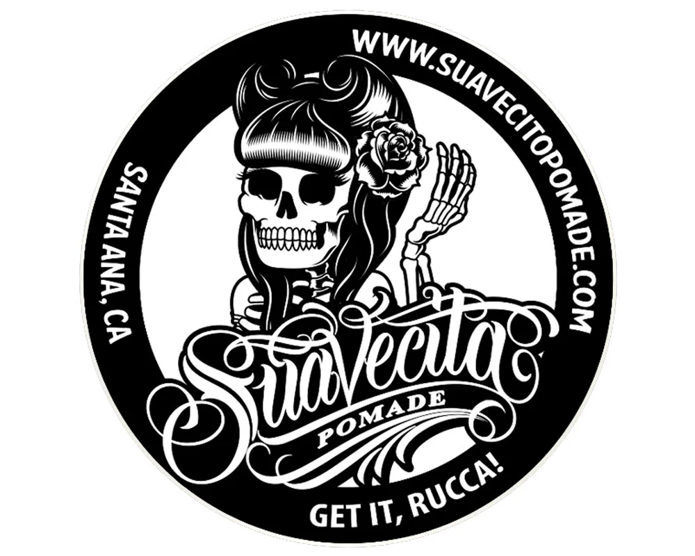 Suavecita Black and White Tin Sign