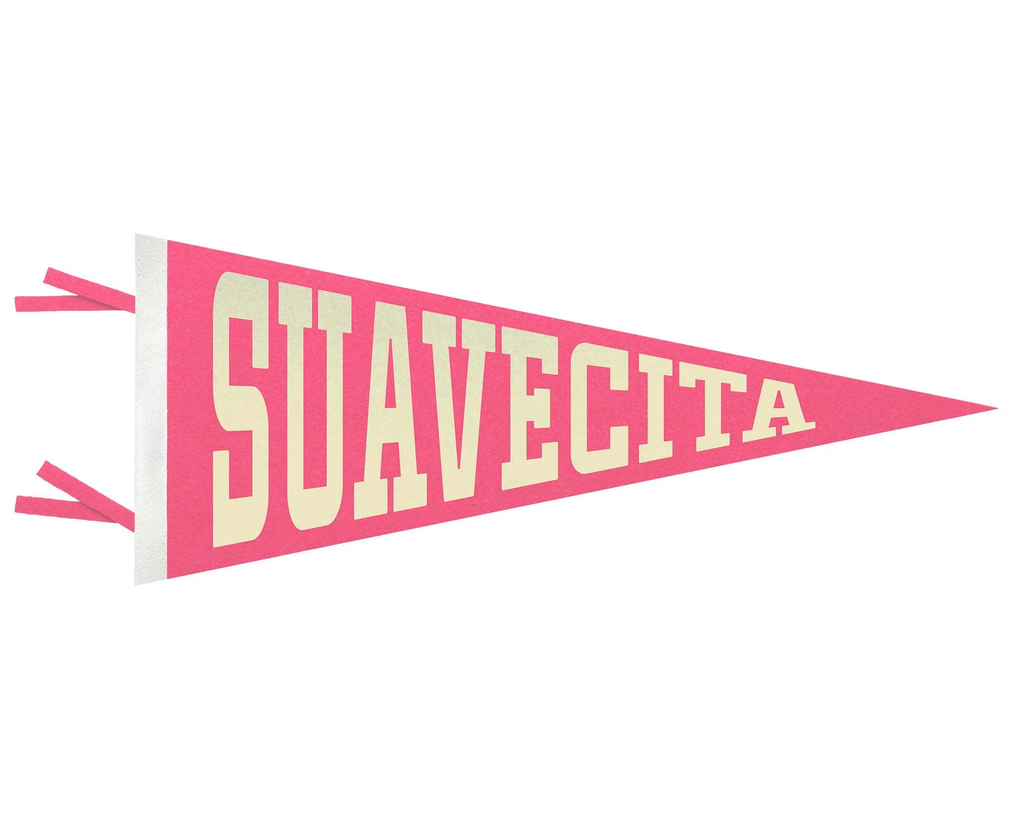 Suavecita Block Felt Pennant