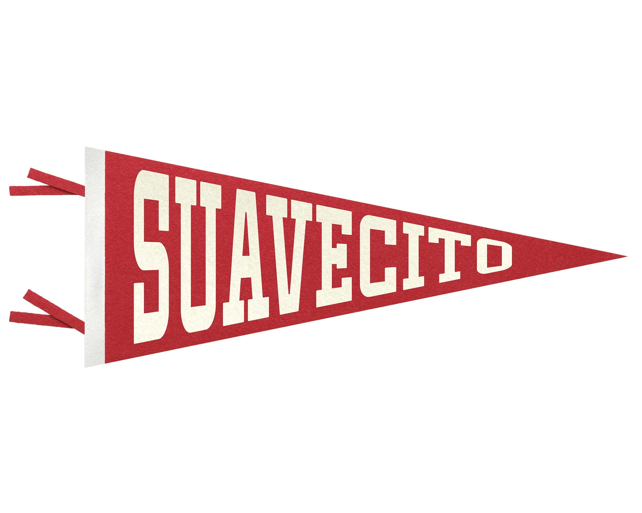 Suavecito Block Felt Pennant
