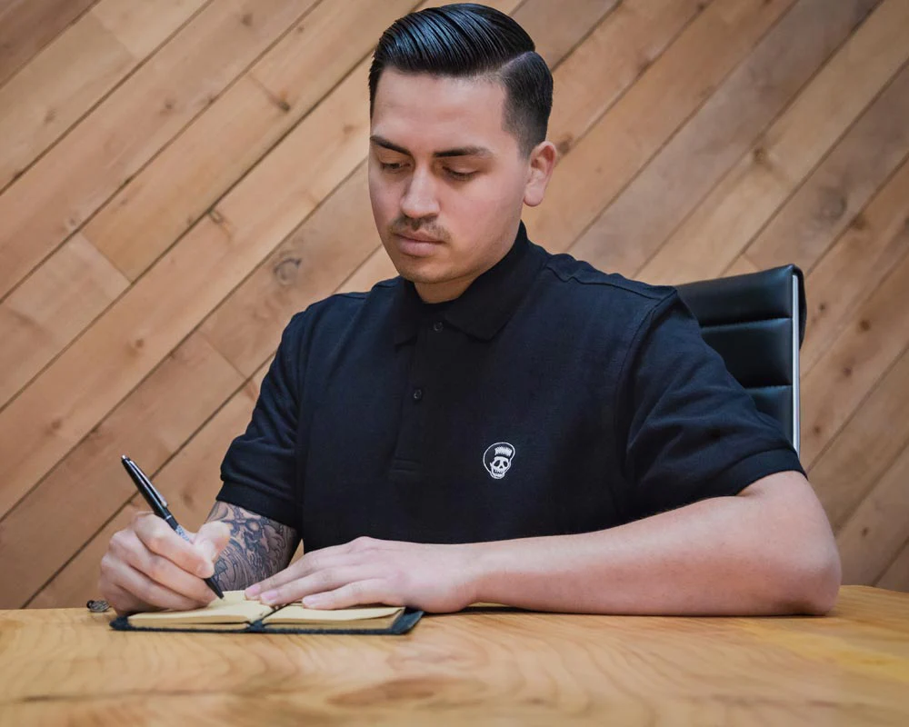 Suavecito Polo Shirt - Black - Image 3