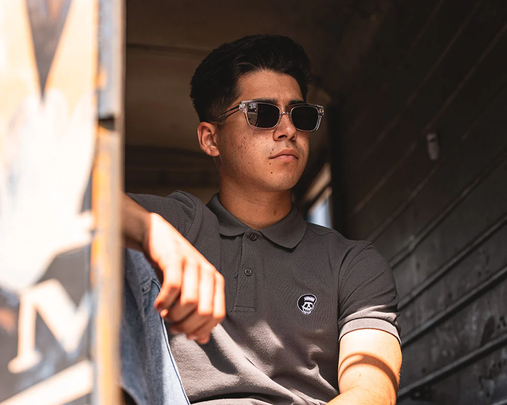 Suavecito Polo Shirt - Charcoal - Image 3