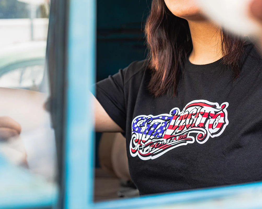 USA Flag OG Women's Tee - Image 3